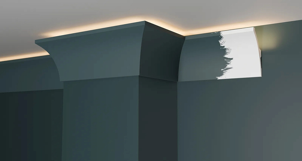 Карниз с отражателем (80х40x2000мм)