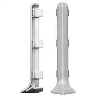 Угол внешний ПВХ для ал. плинтуса 59 мм