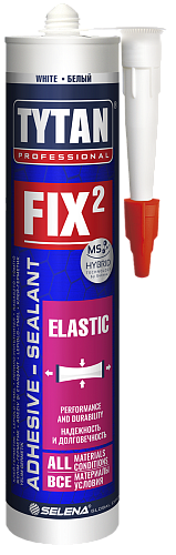 TYTAN Professional Клей-герметик Fix² Elastic,  290 мл